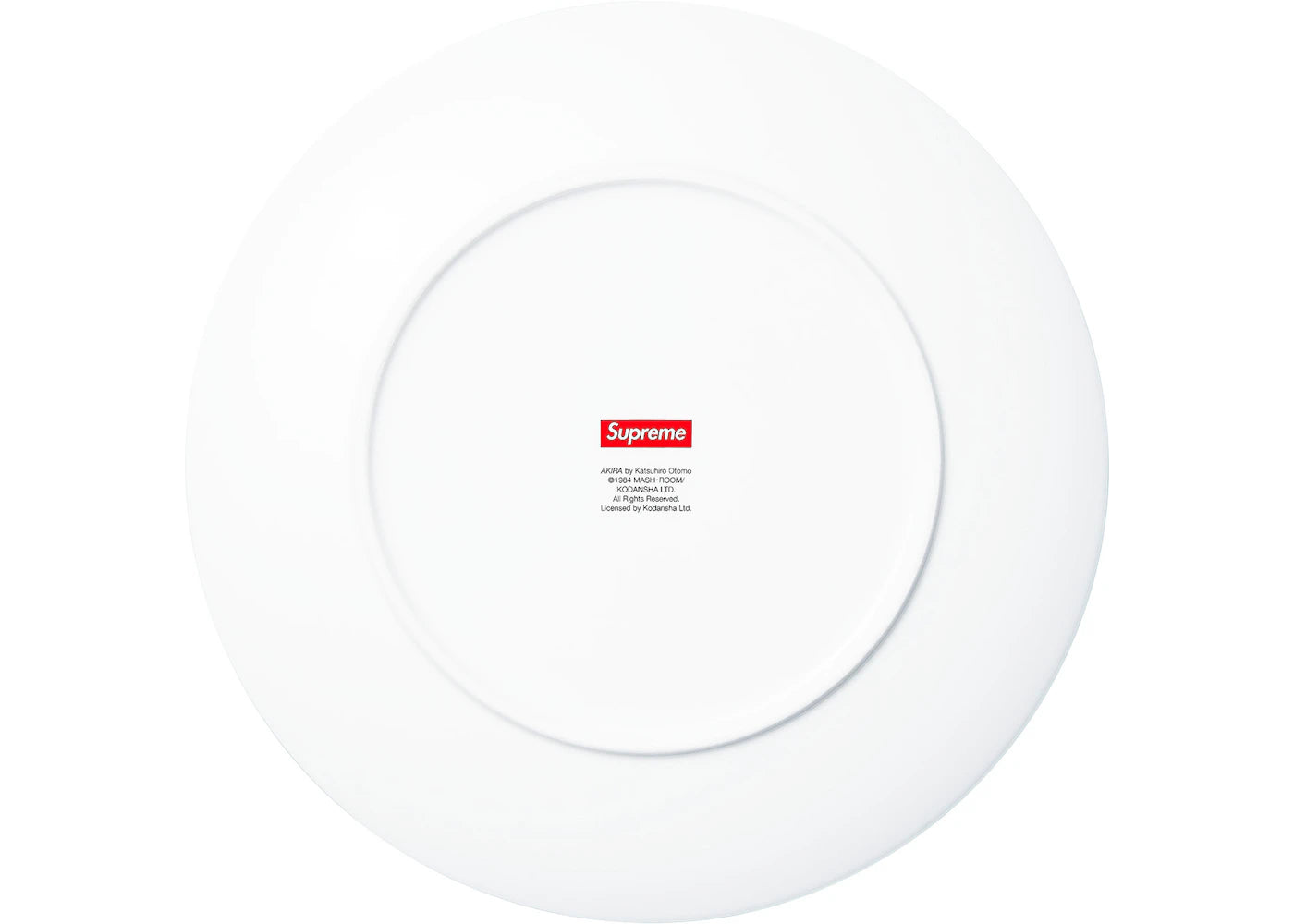 Supreme AKIRA Pill Ceramic Plate White