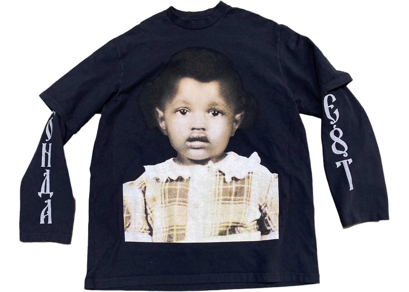 Kanye West Donda Chicago Listening Event House Layered Longsleeve Black