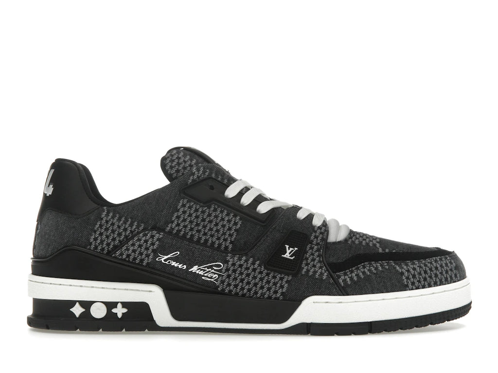 Louis Vuitton LV Trainer Black Damier 3D Denim