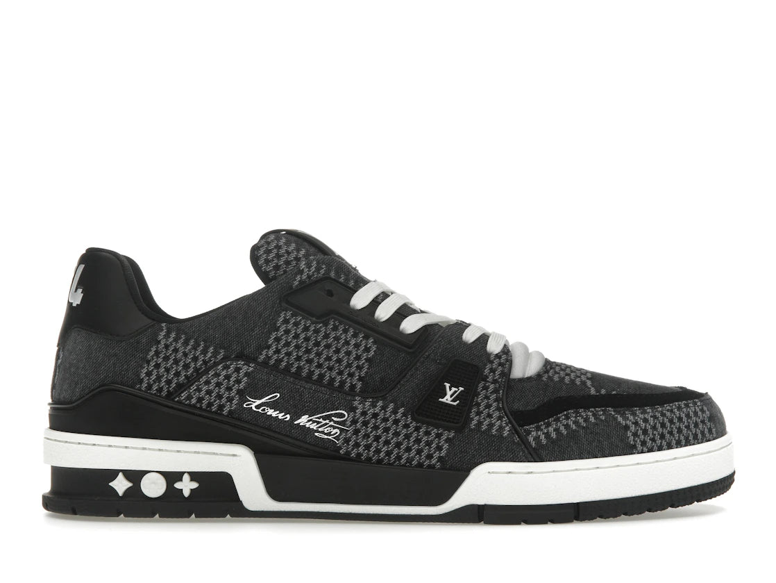 Louis Vuitton LV Trainer Black Damier 3D Denim