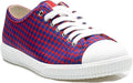 Prada lat Lace Up Sneaker Pokka Dots Rosso