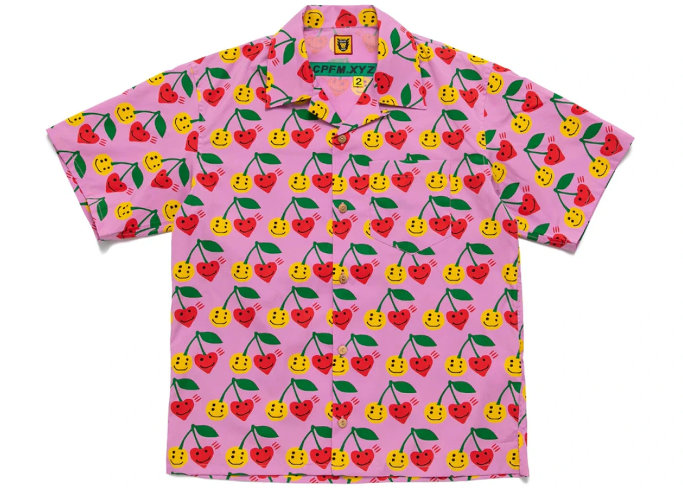 Cactus Plant Flea Market x Human Made We're Good! Aloha Shirt Pink