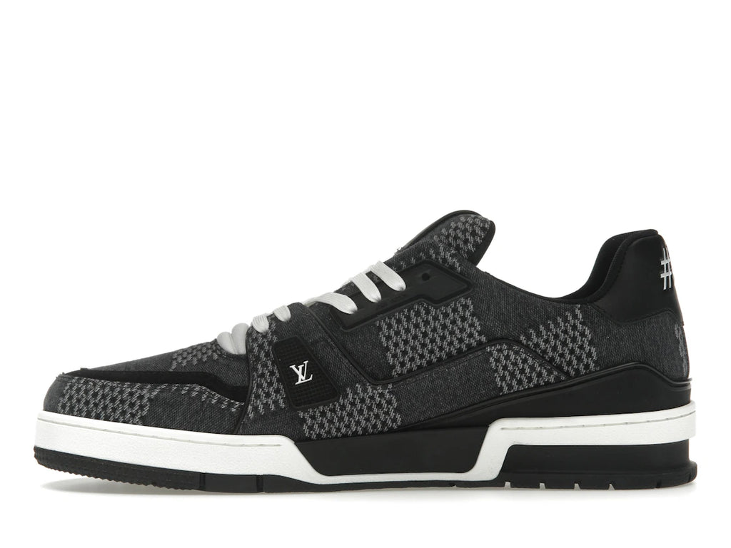Louis Vuitton LV Trainer Black Damier 3D Denim