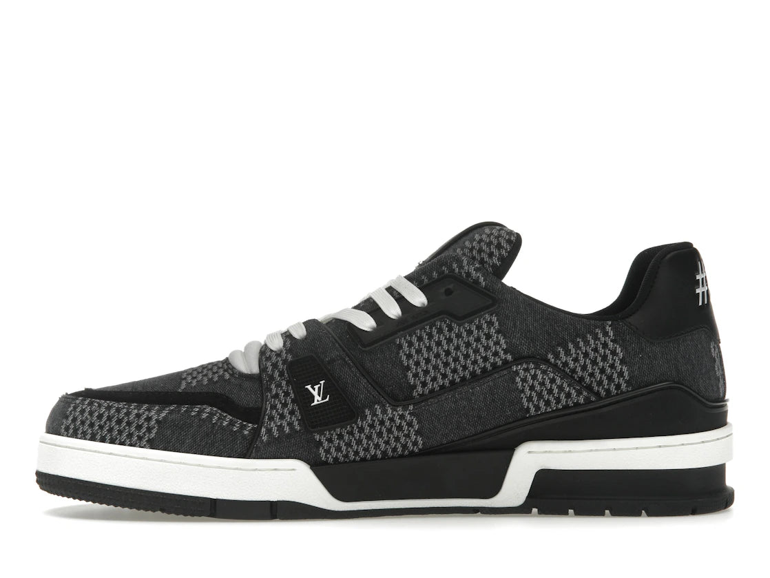 Louis Vuitton LV Trainer Black Damier 3D Denim