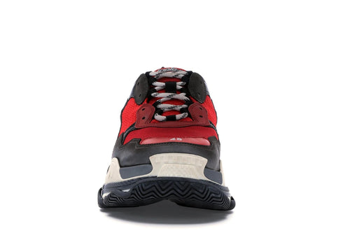 Balenciaga Triple S Red Black (Pre-Distressed)